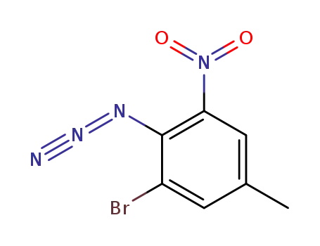 2-bromo-4-methyl-6-nitrophenyl azide