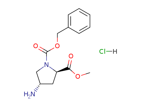 Methyl (2R,4S)-4-amino-1-Cbz-pyrrolidine-2-carboxylate hydrochloride