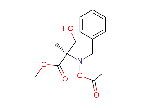 D-Serine, N-(acetyloxy)-2-methyl-N-(phenylmethyl)-, methyl ester