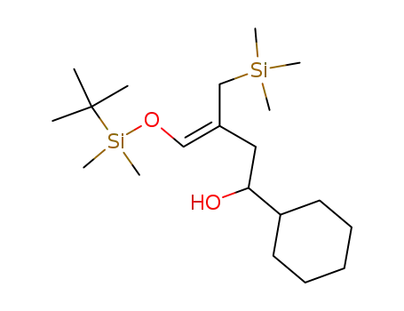 (Z)-4-{[tert-butyl(dimethyl)silyl]oxy}-1-cyclohexyl-3-[(trimethylsilyl)methyl]but-3-en-1-ol