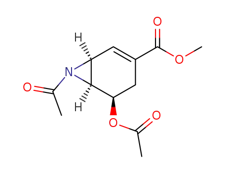 methyl (3S,4S,5R)-5-acetoxy-3,4-(acetylepimino)cyclohex-1-ene-1-carboxylate