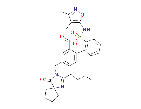 4'-[(2-butyl-4-oxo-1,3-diazaspiro[4.4]non-1-en-3-yl)methyl]-2'-formyl-N-(3,4-dimethyl-5-isoxazolyl)-[1,1'-biphenyl]-2-sulfonamide
