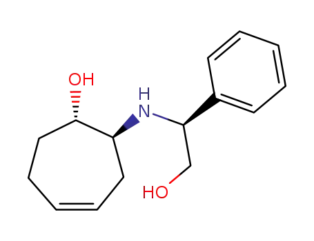 (1S,2S)-2-((S)-2-Hydroxy-1-phenyl-ethylamino)-cyclohept-4-enol