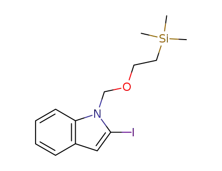2-iodo-1-<<2-(trimethylsilyl)ethoxy>methyl>indole