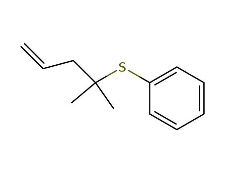 4-methyl-4-(phenylthio)-1-pentene
