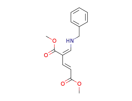 DIMETHYL (E)-4-[(Z)-(BENZYLAMINO)METHYLIDENE]-2-PENTENEDIOATE
