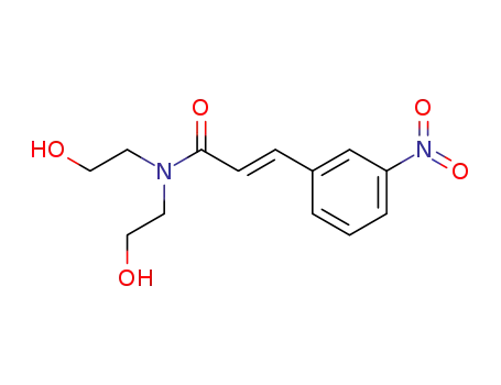 2-Propenamide, N,N-bis(2-hydroxyethyl)-3-(3-nitrophenyl)-, (E)-