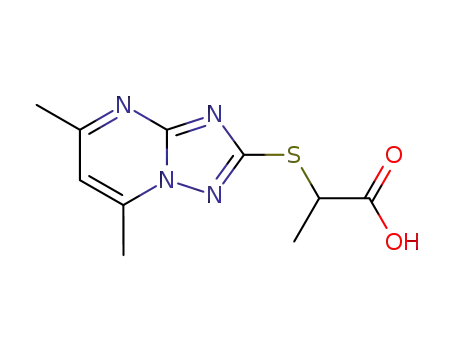 2-[(5,7-dimethyl-1,2,4-triazolo[1,5-a]pyrimidin-2-yl)sulfanyl]propanoic acid