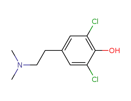 Molecular Structure of 325151-62-0 (N,N-dimethyldichlorotyramine)