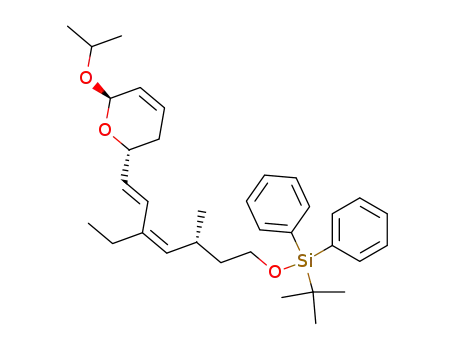 (2'R,6'R,1E,3Z,5R)-(+)-7-tert-butyldiphenylsilyloxy-1-(5',6'-dihydro-2'H-2'-isopropoxypyran-6'-yl)-3-ethyl-5-methylhepta-1,3-diene