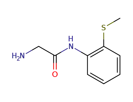 Molecular Structure of 169281-35-0 (Acetamide, 2-amino-N-[2-(methylthio)phenyl]-)