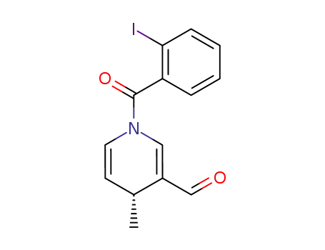 3-Pyridinecarboxaldehyde, 1,4-dihydro-1-(2-iodobenzoyl)-4-methyl-,
(4R)-