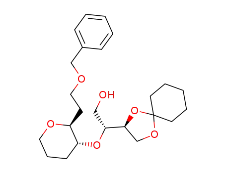 (R)-2-[(2S,3R)-2-(2-Benzyloxy-ethyl)-tetrahydro-pyran-3-yloxy]-2-(S)-1,4-dioxa-spiro[4.5]dec-2-yl-ethanol