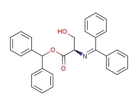 benzhydryl N-(diphenylmethylene)-D-serinate
