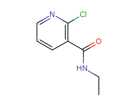 Molecular Structure of 52943-22-3 (2-Chloro-N-ethyl-nicotinamide)