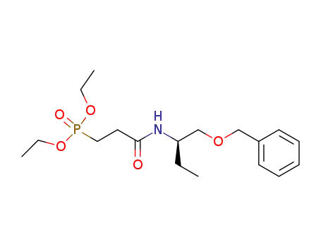 [2-((R)-1-Benzyloxymethyl-propylcarbamoyl)-ethyl]-phosphonic acid diethyl ester