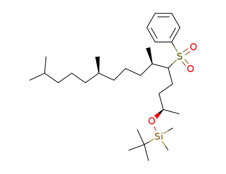 (2R,5RS,6R,10R)-2-tertbutyldimethylsilyloxy-6,10,14-trimethyl-5-phenylsulfonylpentadecane