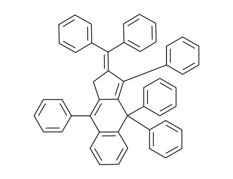 2-benzhydrylidene-3,4,4,9-tetraphenyl-2,4-dihydro-1H-cyclopenta[b]naphthalene