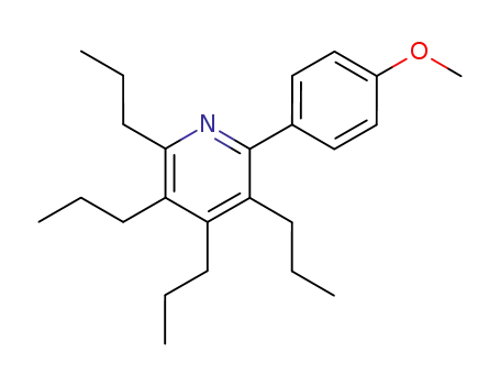 2-(4-메톡시-페닐)-3,4,5,6-테트라프로필-피리딘