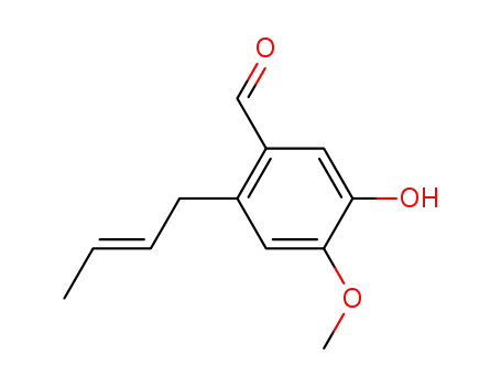 2-[(2E)-but-2-enyl]-5-hydroxy-4-methoxybenzaldehyde