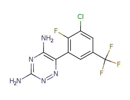 3,5-diamino-6-(3-chloro-2-fluoro-5-trifluoromethylphenyl)-1,2,4-triazine
