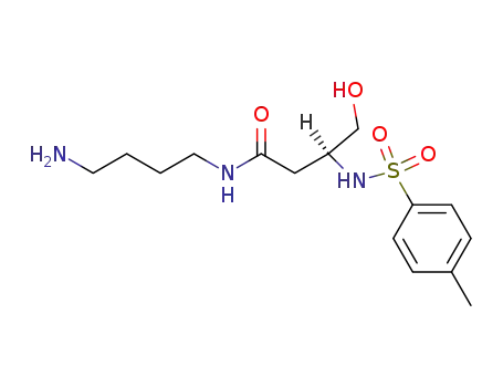 (3S)-N-(4-aminobutyl)-4-hydroxy-3-{[(4-methylphenyl)sulfonyl]amino}butanamide