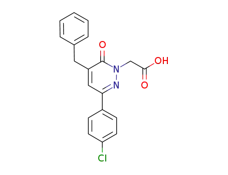2-(5-benzyl-3-(4-chlorophenyl)-6-oxopyridazin-1(6H)-yl)acetic acid