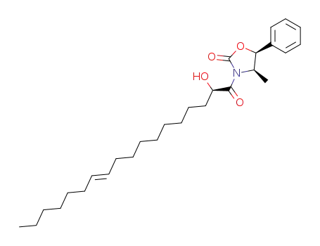 (4R,5S)-3-((E)-(R)-2-Hydroxy-octadec-11-enoyl)-4-methyl-5-phenyl-oxazolidin-2-one