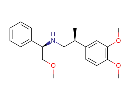 Molecular Structure of 322392-01-8 ((1R,2'S)-(-)-N-[2'-(3,4-dimethoxyphenyl)propyl]-2-methoxy-1-phenylethylamine)