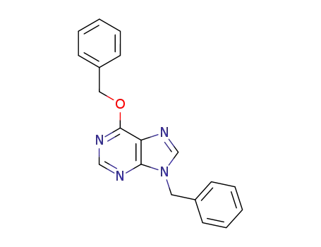 9H-Purine, 6-(phenylmethoxy)-9-(phenylmethyl)-