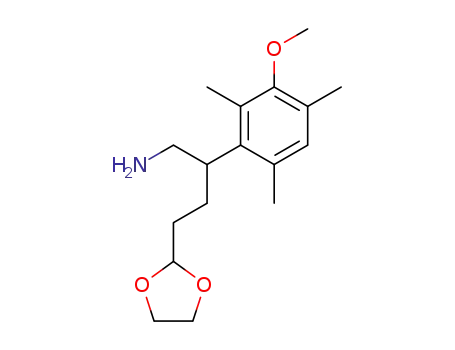 (+/-)-β-(3-methoxy-2,4,6-trimethylphenyl)-1,3-dioxolane-2-butanamine