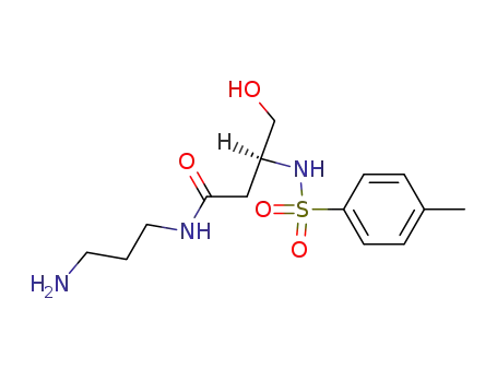 (3S)-N-(3-aminopropyl)-4-hydroxy-3-{[(4-methylphenyl)sulfonyl]amino}butanamide