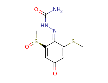 [(Z)-[2-methylsulfanyl-6-[(S)-methylsulfinyl]-4-oxocyclohexa-2,5-dien-1-ylidene]amino]urea