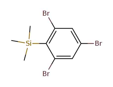 Molecular Structure of 363598-44-1 ((2,4,6-tribromophenyl)trimethylsilane)