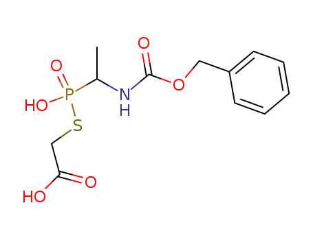 [(1-benzyloxycarbonylamino-ethyl)-hydroxy-phosphinoylsulfanyl]-acetic acid