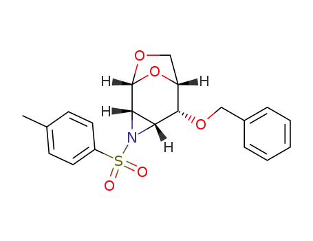 1,6-anhydro-4-O-benzyl-2,3-dideoxy-2,3-(N-tosylepimino)-β-D-talopyranose