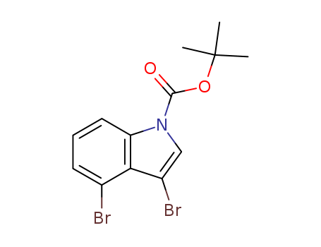 3,4-Dibromo-1H-indole, N-BOC protected 98%