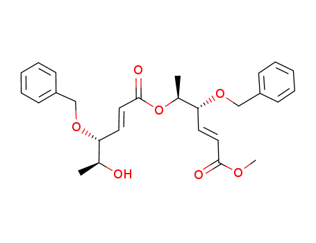 (E)-(4R,5S)-4-Benzyloxy-5-hydroxy-hex-2-enoic acid (E)-(1S,2R)-2-benzyloxy-4-methoxycarbonyl-1-methyl-but-3-enyl ester