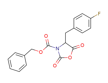 3-Oxazolidinecarboxylic acid, 4-[(4-fluorophenyl)methyl]-2,5-dioxo-,
phenylmethyl ester