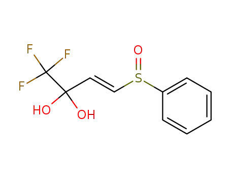 3-Butene-2,2-diol, 1,1,1-trifluoro-4-(phenylsulfinyl)-, (3E)-