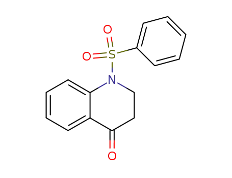 Molecular Structure of 101097-55-6 (1-Benzenesulfonyl-2,3-dihydro-1H-quinolin-4-one)