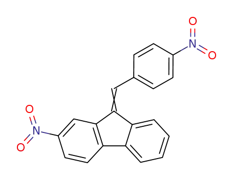 Molecular Structure of 30084-68-5 (2-nitro-9-(4-nitrobenzylidene)-9H-fluorene)
