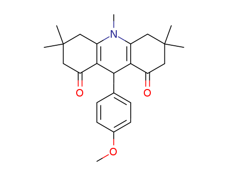 Molecular Structure of 199343-09-4 (1,8(2H,5H)-Acridinedione,
3,4,6,7,9,10-hexahydro-9-(4-methoxyphenyl)-3,3,6,6,10-pentamethyl-)