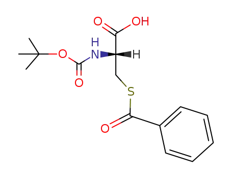 L-Cysteine, N-[(1,1-dimethylethoxy)carbonyl]-, benzoate (ester)