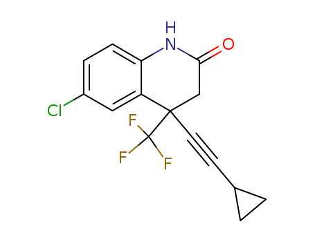 6-chloro-4-(cyclopropylethynyl)-3,4-dihydro-4-(trifluoromethyl)-2(1H)-quinolinone