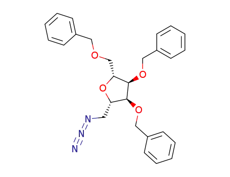 (2',3',5'-tri-O-benzyl-β-D-ribofuranosyl)methyl azide