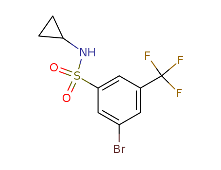 3-Bromo-N-cyclopropyl-5-(trifluoromethyl)benzenesulfonamide