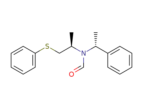 N-[(R)-1-methyl-2-phenylsulfanylethyl]-N-[(R)-1-phenylethyl]formamide