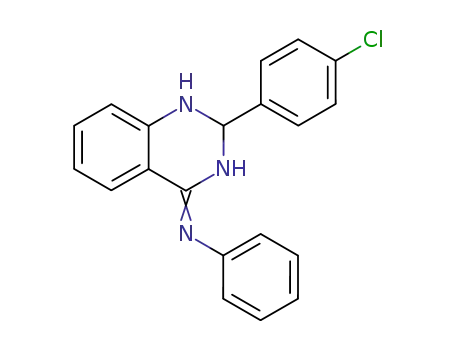 [2-(4-chloro-phenyl)-2,3-dihydro-1<i>H</i>-quinazolin-4-ylidene]-phenyl-amine
