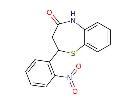 2-(2-nitrophenyl)-2,3-dihydro-1,5-benzothiazepin-4(5H)-one